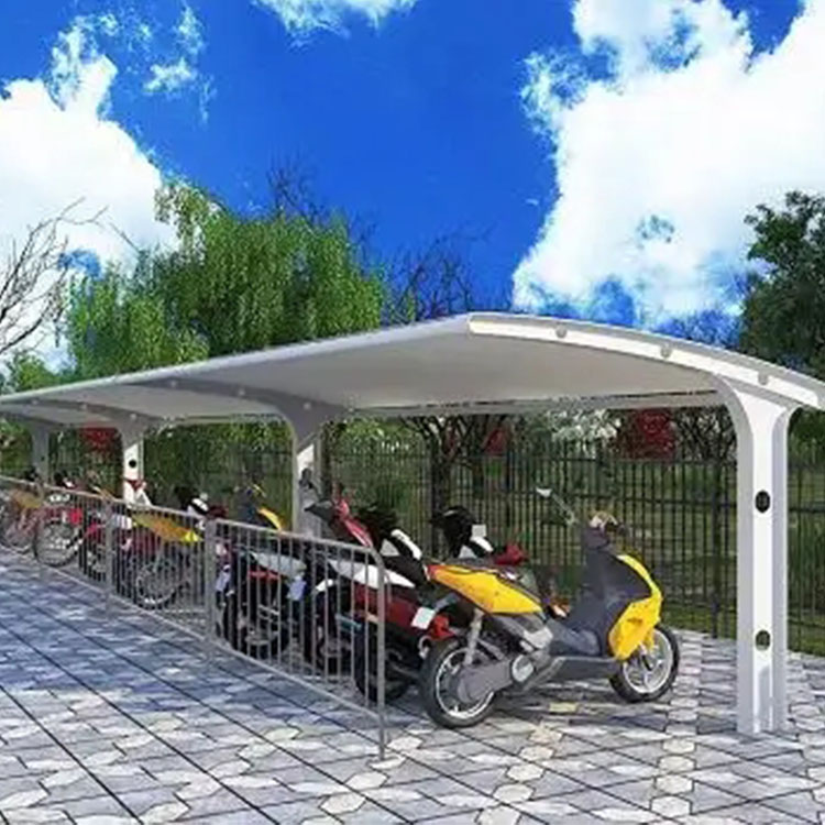 白玉县膜结构电动车棚